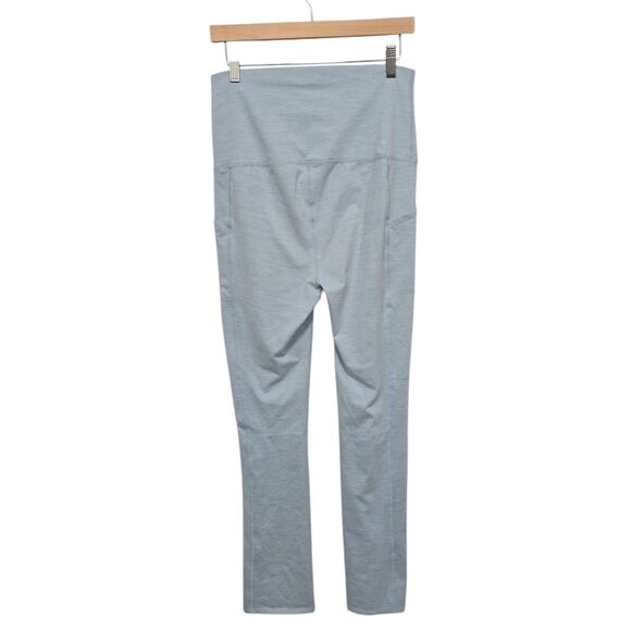 Free People Womens Movement High Rise Pale Blue Split Leg Leggings Size Medium‎ - Picture 2 of 11